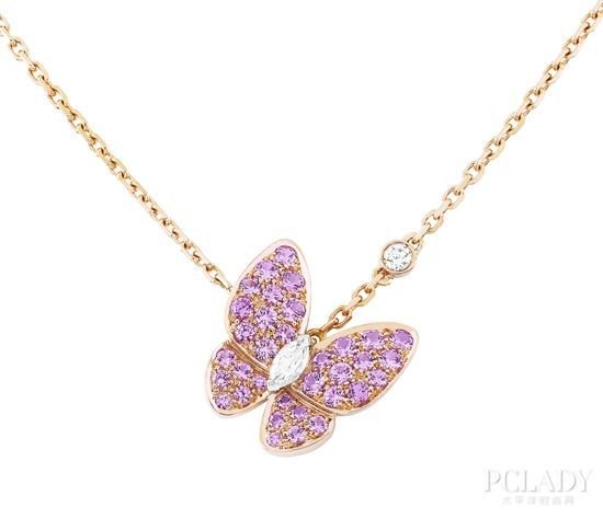 Van Cleef & Arpels Two Butterfly Necklace