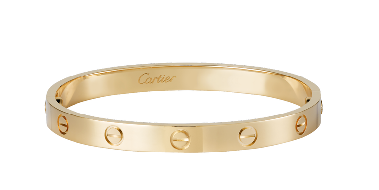 18k yellow gold Cartier love bracelet